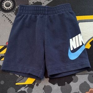 Nike Kids Dark Blue Athletic Shorts
